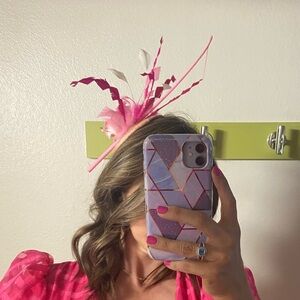 Pink Fascinator